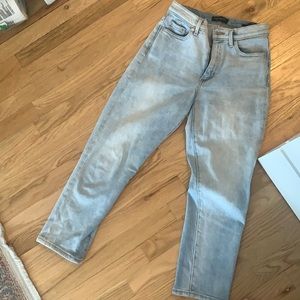 26P banana republic high rise straight jeans